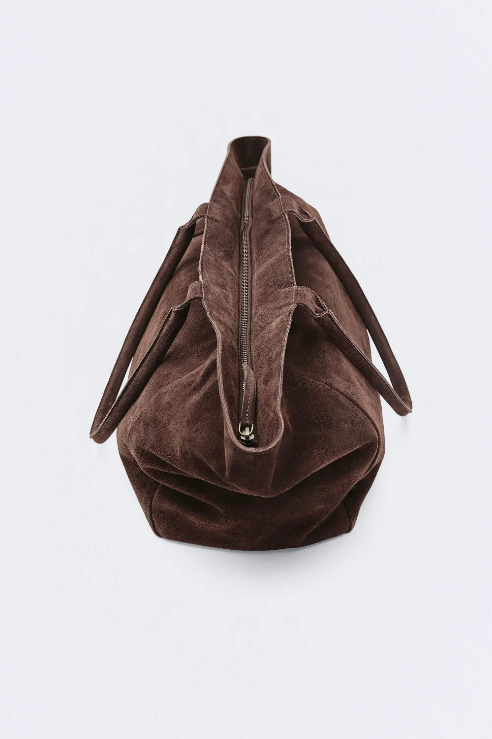 SUEDE BASKET BAG