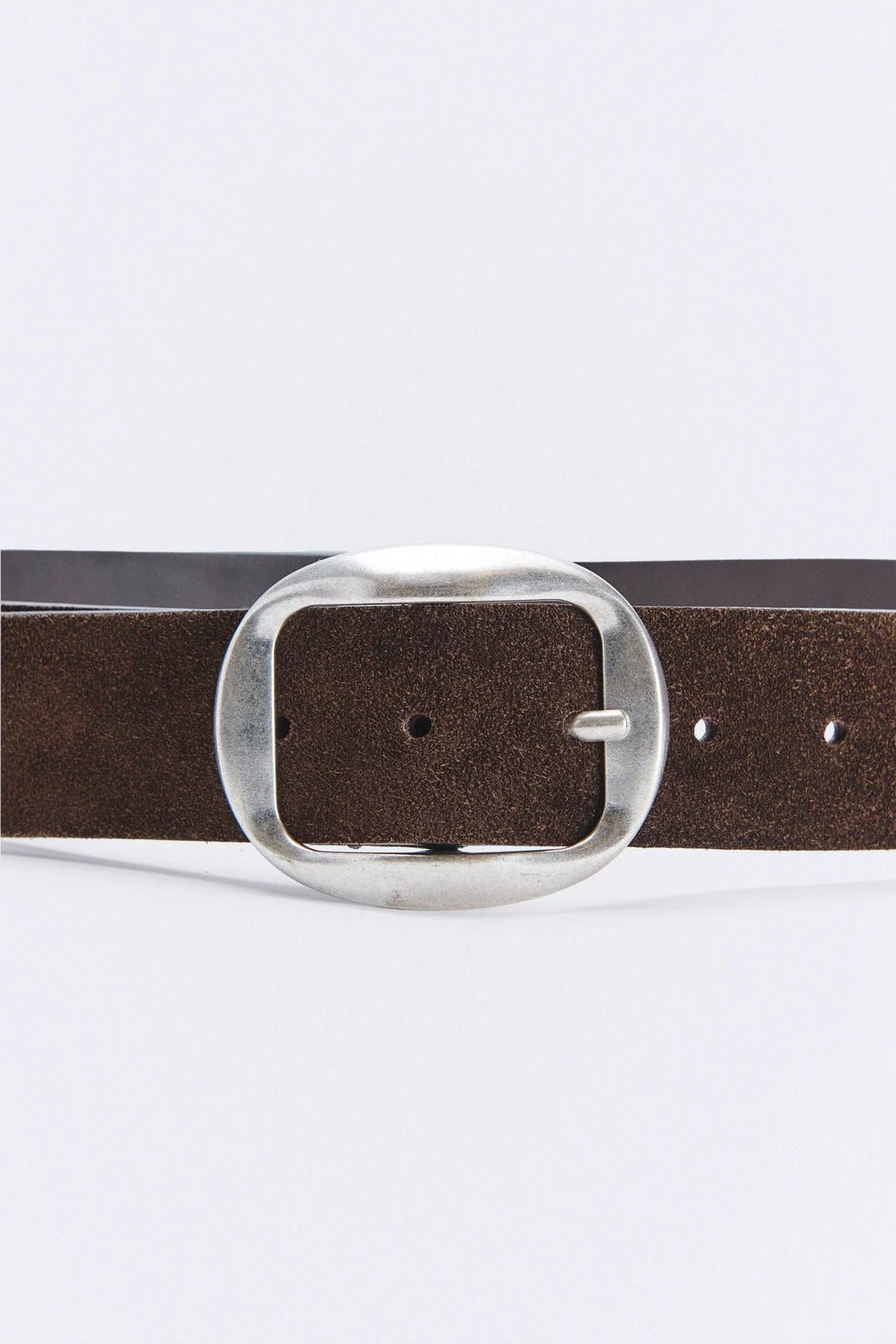 CINTURÓN OVAL SUEDE