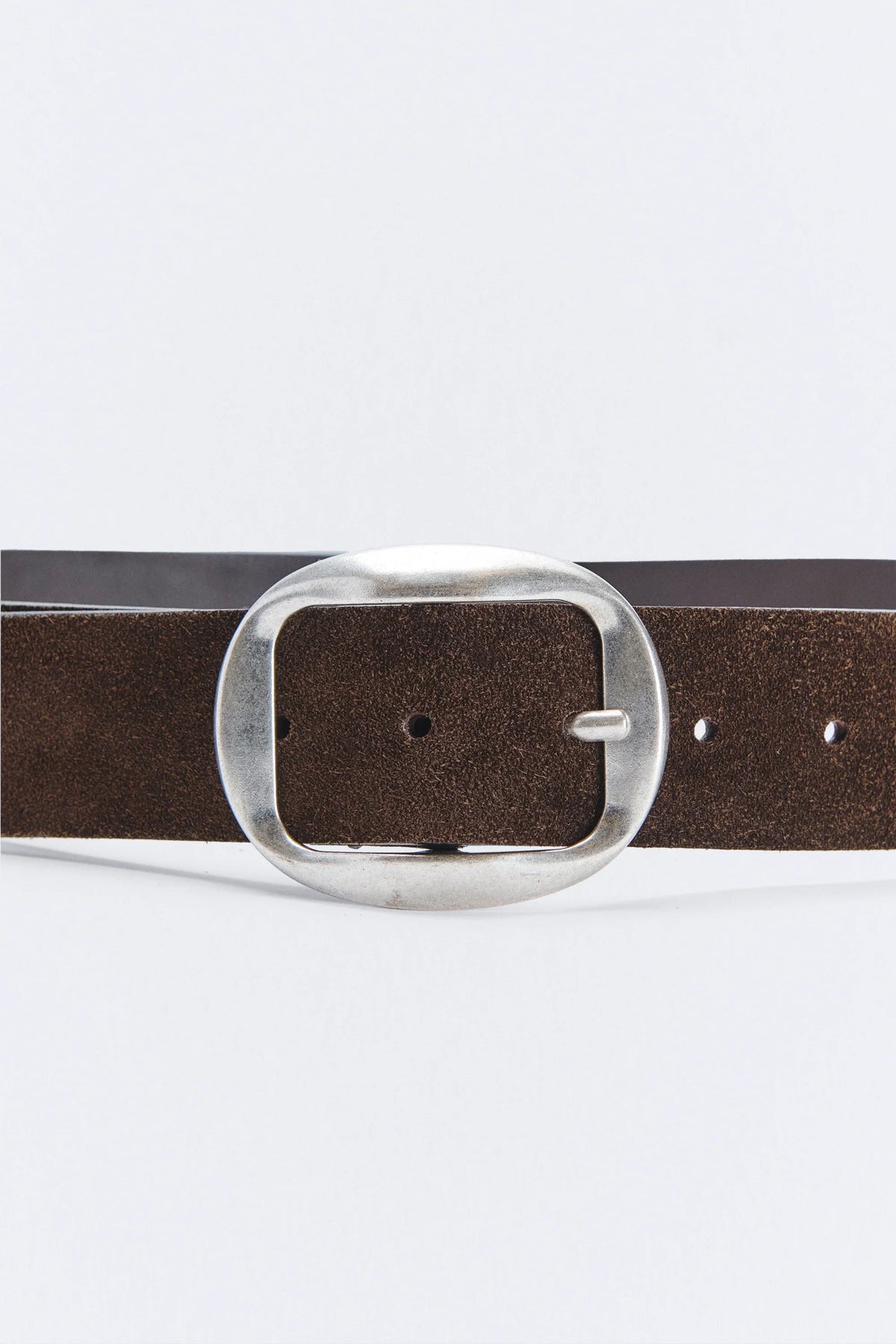 OVAL SUEDE BELT