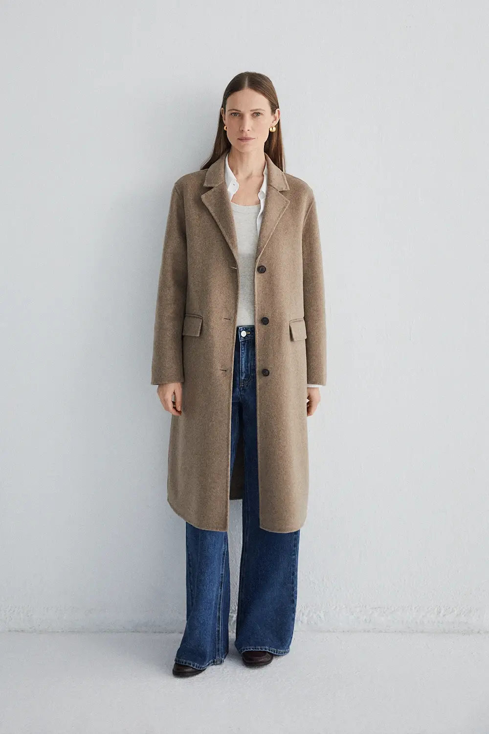 Veste Longue Femme Walker And Hawkes Sofia - 100% Coton Ciré, Longueur 3/4, Imperméable, Col Velours - 2
