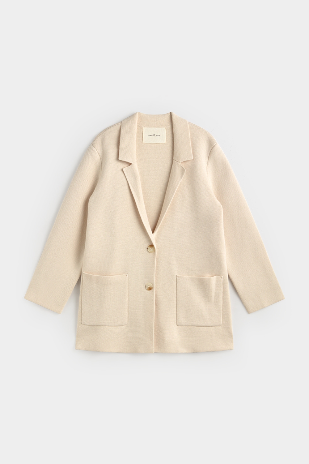 Blazer Crème En Coton H&M - Taille 8 - Occasion Très Bon état