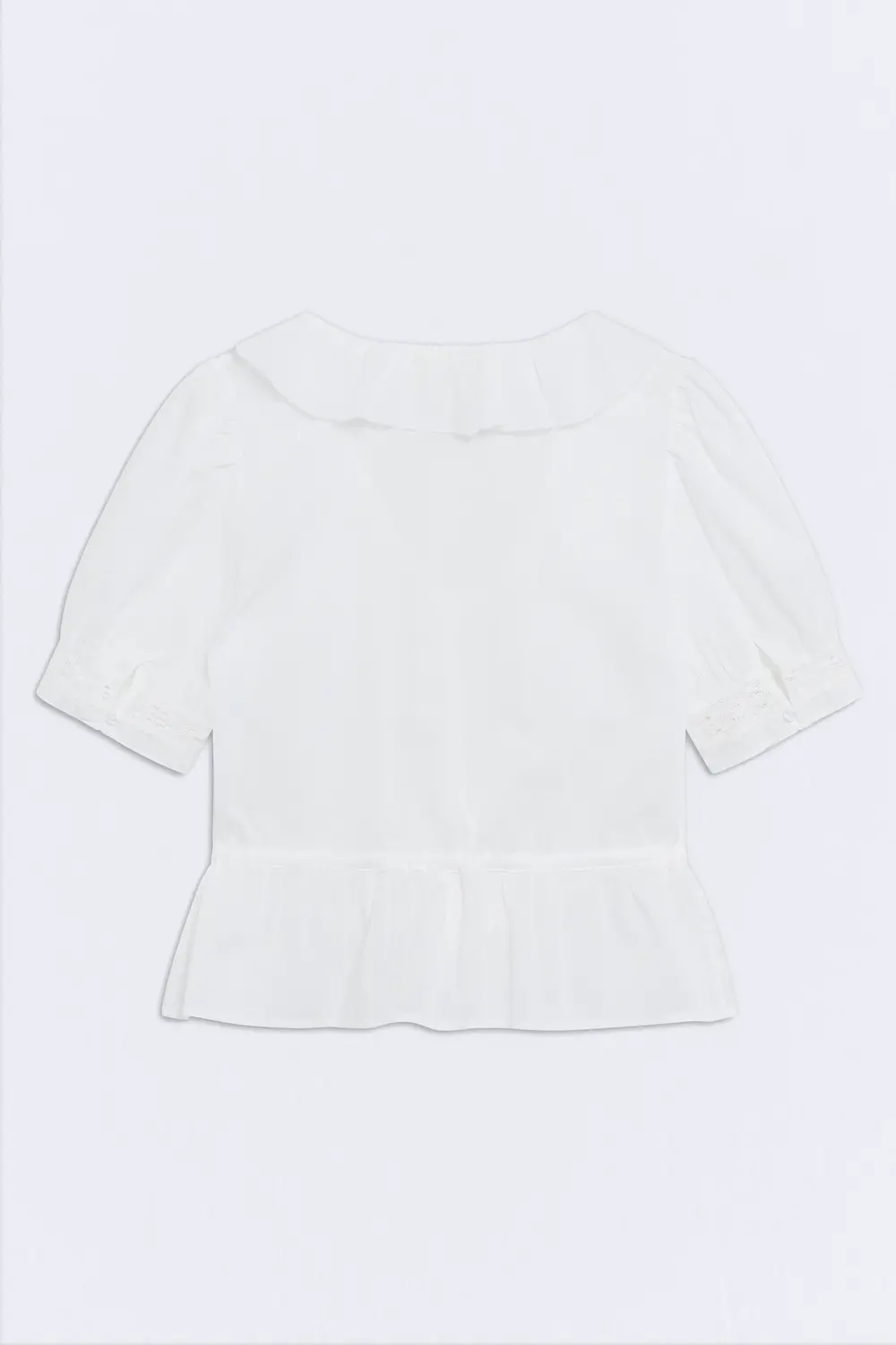 shirt white cotton Marguerite | eseOese