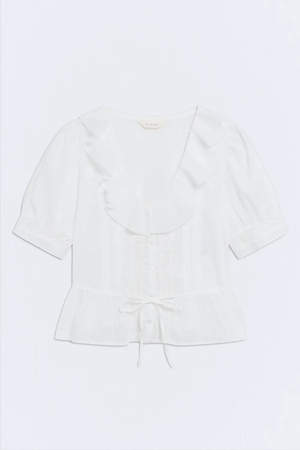 shirt white cotton Marguerite | eseOese