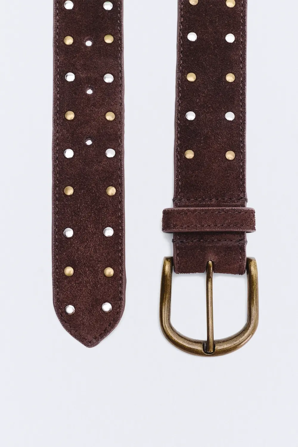 Pincillons D'équitation Showman – Daim Chocolat – Avec Panier Et Timbre Outillage Cuir – Neufs