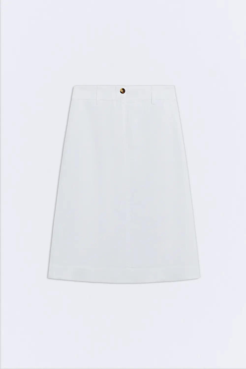 ecru linen flared skirt Casablanca | eseOese
