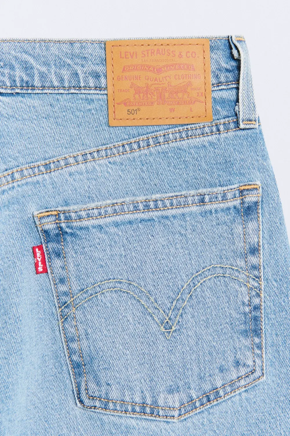 Pantalon Levi's Vintage Beige Coupe Wide-leg - Taille 42 - Femme - Occasion Très Bon état