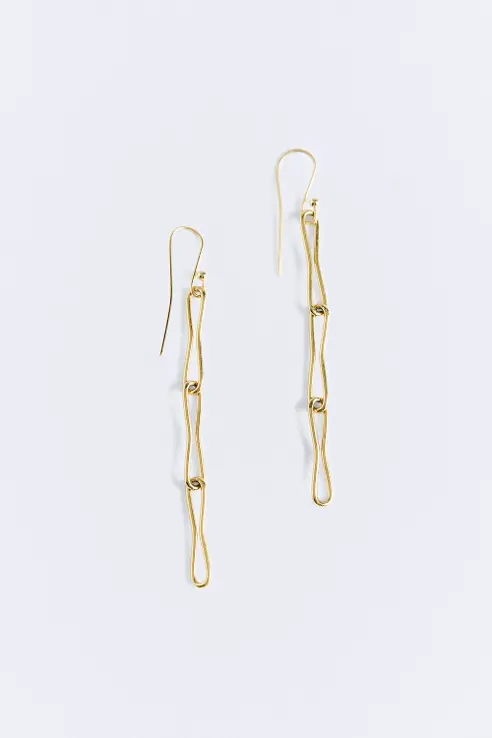 Boucles d'oreilles Erin laiton doré Boucles d'oreilles Erin laiton doré
